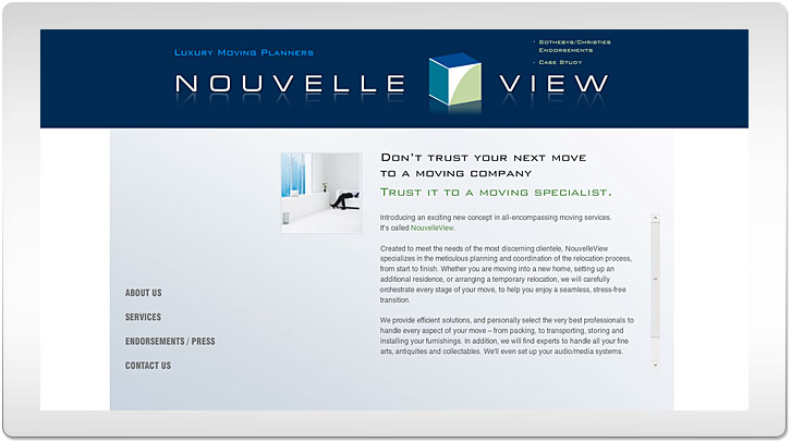 Nouvelle View LLC Web Site by Chris Ilagan