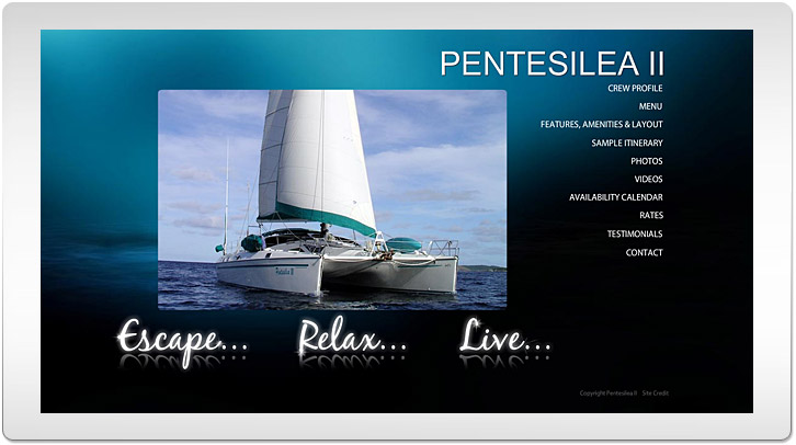 Pentesilea II Web Site by Chris Ilagan
