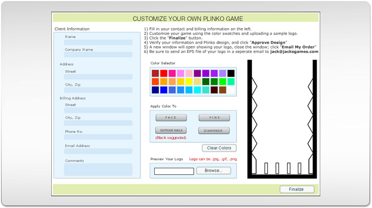 Plinko Customization by Chris Ilagan