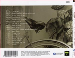 Pido Album Insd Bck CD Cover